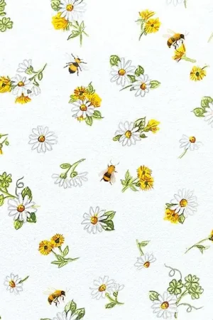 Prix Choc Serviette « Pâquerettes et abeilles »
