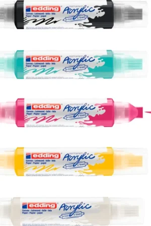 Nouveauté Marqueurs acryliques edding double pointe 3D edding 5400 « Basic », set de 5