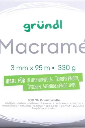 Cordelette en coton Gründl « Macramé » Vente Directe
