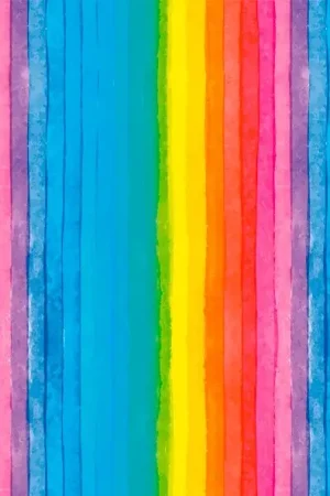 Papier transparent « Rayures Arc-en-ciel » Expédition Rapide