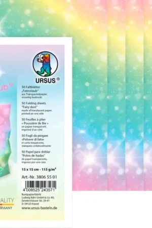 Feuilles de pliage en papier transparent « Poussière de fées » Acheter En Ligne