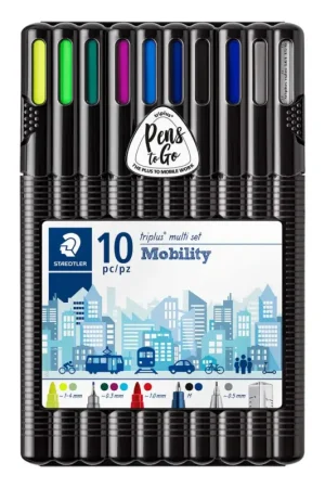 Parure de stylos triplus STAEDTLER « to go » Dernier Modèle