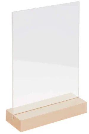 Support en bois à double vitre acrylique Rico Design, 10 x 15 cm Promotion