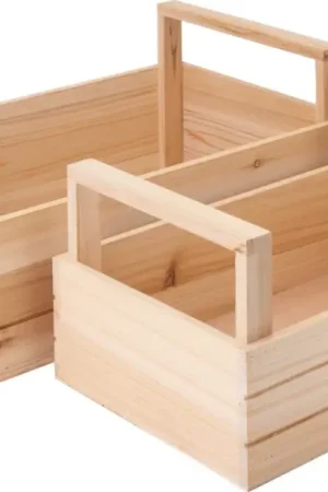 Caisses en bois avec poignées VBS Usine Directe