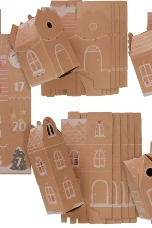 Meilleure Vente Set calendrier de l'Avent « Maison en pain d'épice »
