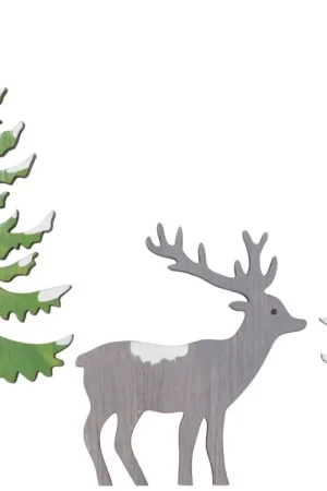 Sapins et cerf VBS « Snuggles », set de 3 Populaire