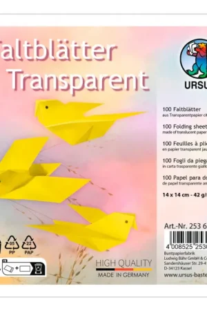 Prix Promo Feuilles de pliage en papier transparent