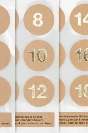 Stickers calendrier de l'Avent Vente Flash