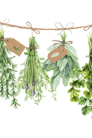 Serviette « Herbes fraîches » Super Prix