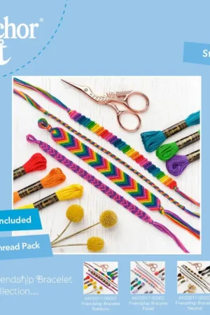 Kit débutants Anchor « Bracelets brésiliens arc-en-ciel » Bon Plan