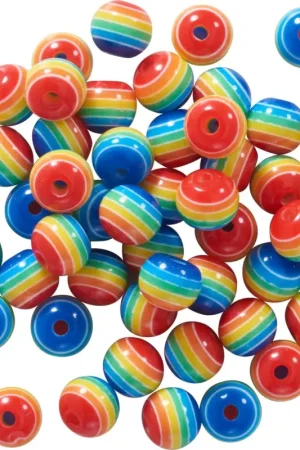 Set de perles itoshii « Arc-en-ciel », 8 mm Affaire À Saisir
