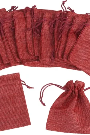 Offre Spéciale Sachet en jute VBS « 9,7 x 12 cm », 25 pièces