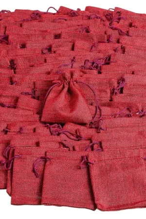 Sachets en jute VBS « 9,7 x 12 cm », 100 pc. Meilleure Vente