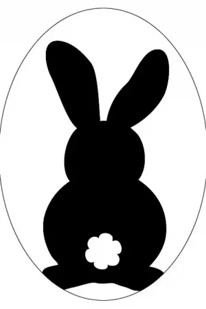 Affaire À Saisir Empreinte de moulage « Lapin », 55x40mm, ovale