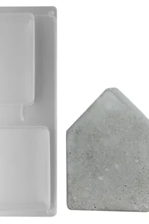 Moule "2 maisons", env. 13,5 - 16,5 cm Prix Réduit