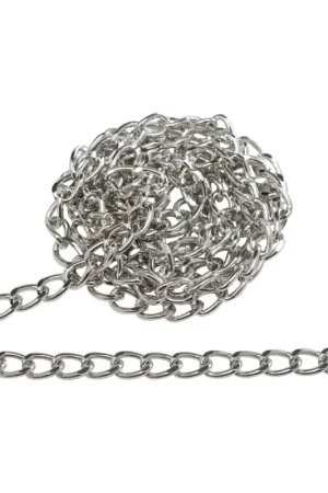 Chaîne à maillons, 1 m, Aluminium, env. l 6 x H 9 mm Quantité Limitée