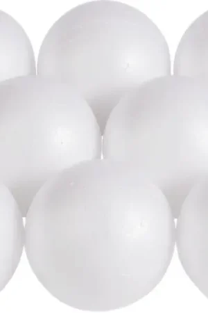 Boules polystyrène VBS, Ø 10 cm, 10 pc. Prix Réduit