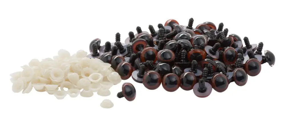 Yeux d'ours VBS « Ø 18 mm », 100 pc. Commander Maintenant