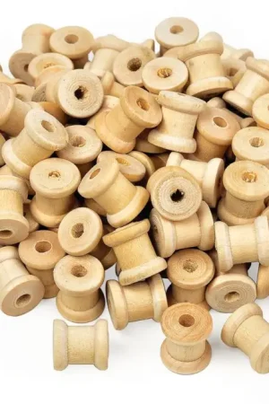 Quantité Limitée Mini-bobines en bois VBS « Ø 1,2 cm », 95 g