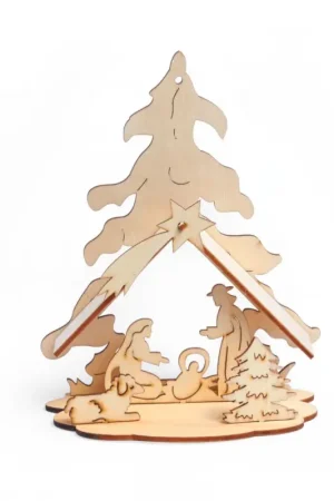 Kit de construction en bois VBS « Crèche Bethlehem » Certifié