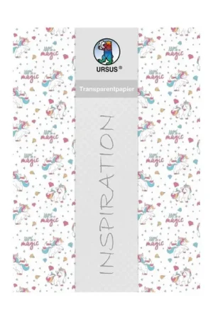 Papier transparent « Licorne », 5 feuilles A4 Produit De Marque