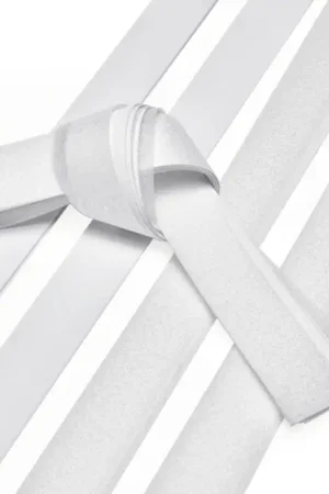 Bandes de papier « Pailletté, blanc », 15 mm, 24 bandes Retour Gratuit