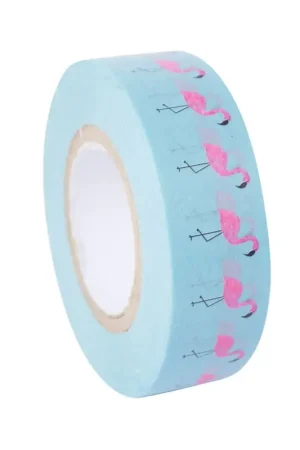 Washi tape « Flamants roses », l 15 mm, rouleau de 15 m Must-Have