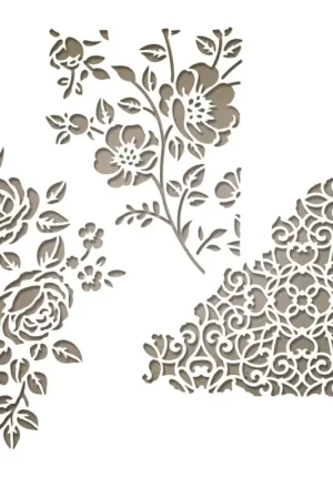 Vente Directe Gabarit d’estampe Sizzix Thinlits « Mixed Media #5 by Tim Holtz »