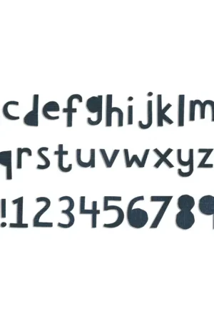 Meilleure Vente Gabarit d’estampe Sizzix Bigz « XL Alphabet Die - Cutout Lower by Tim Holtz »