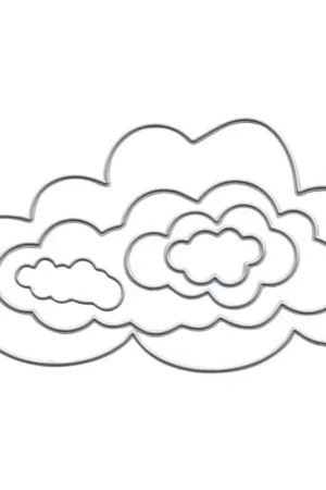 Meilleure Vente Gabarit d''estampe « Nuages »