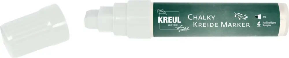 Produit De Marque Marqueur craie Chalky, XXL Snow White