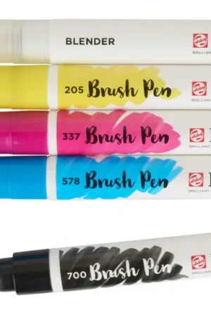 Set de Brush Pen Talens Ecoline, 5 couleurs Meilleur Prix