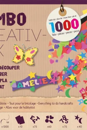 Offre Limitée Jumbo Creativ-Mix « Caoutchouc mousse », plus de 1000 pc.