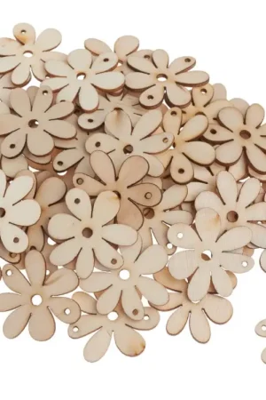 Pièces à disperser en bois fleurs VBS « Nature » Commander Vite