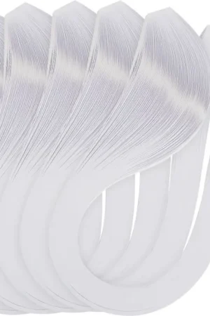 Bandes de quilling VBS « Blanc », 5 mm, 600 pc. Livraison Express