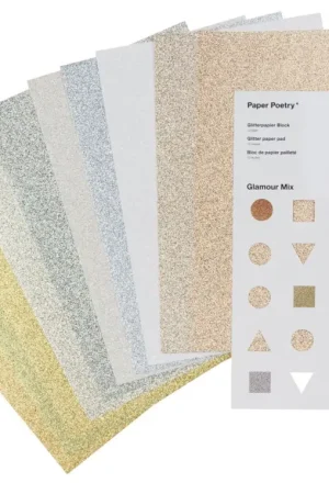 Papier pailleté « Glamour Mix » Solde