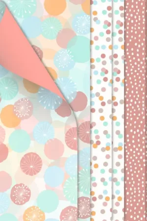 Assortiment de feuilles à motifs « Happiness » Dernier Modèle