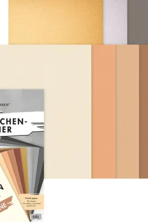 Soldes Assortiment de papier teinté « Tons terre »
