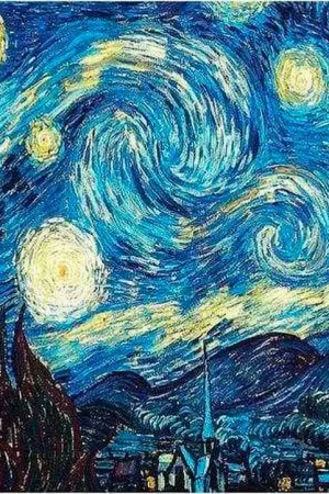 Solde Peinture au numéro « Van Gogh - La nuit étoilée »