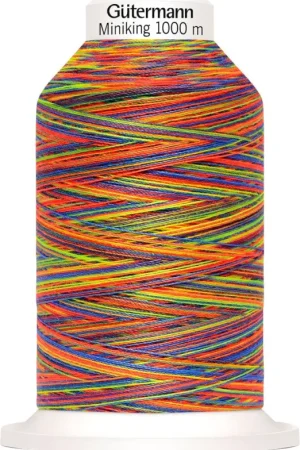 Fil à coudre Gütermann Miniking Multicolor, N° 120 Retour Gratuit