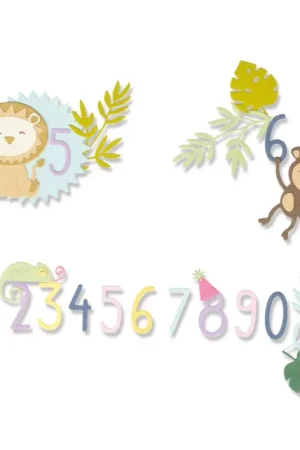 Super Prix Gabarit d'estampe Sizzix Thinlits « Jungle Fun »