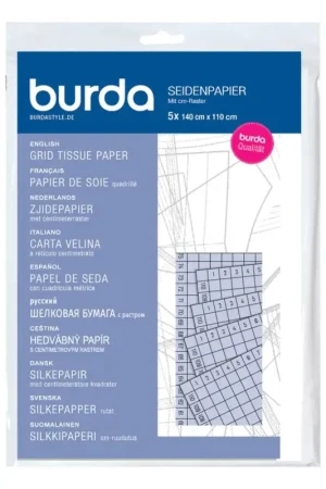 Must-Have Papier de soie quadrillé Burda