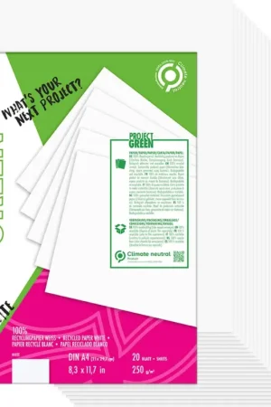 Bloc de papier Marabu Green « White », A4 Bon Plan