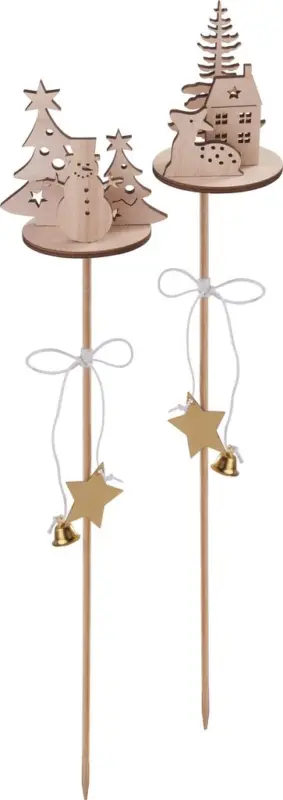 Piques déco à assembler VBS, set de 2 Nouvel Arrivage
