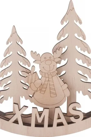 Arc déco en bois VBS « X-MAS » Livraison Express
