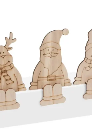 Prix Bas Figurines bord étagère VBS « Trio de Noël »