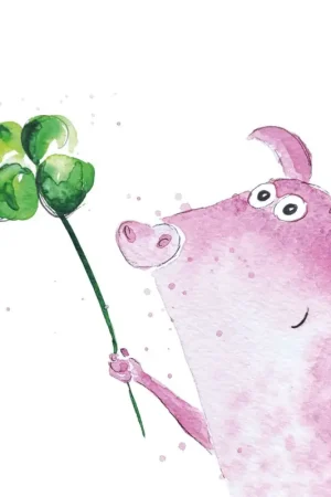 Prix Choc Serviette « Lucky pig »