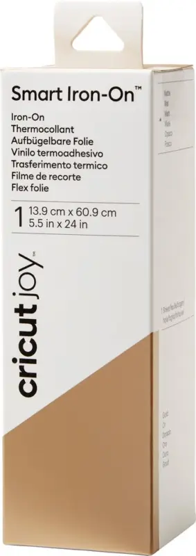 Prix Choc Vinyle thermocollant Cricut Joy « Smart Iron-On », 13,9 x 60,9 cm
