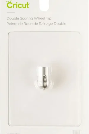 Paiement Sécurisé Outil Cricut « Quickswap Tool - Double scoring Wheel Tip », roue de rainage double