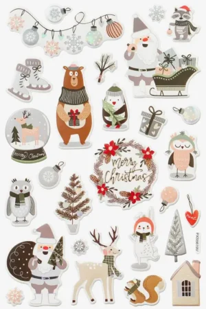Stickers « Merry Christmas » Pas Cher
